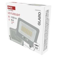 LED reflektor GLARO 30W, bílý, IP65, 3000 lm, neutrální bílá EMOS ZS2234W