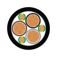 Připojovací motorový kabel ÖLFLEX SERVO 9YSLCY-JB 3X95+3G16 BK LAPP 0037025