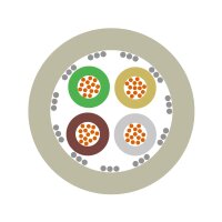 Nízkofrekvenční datový kabel UNITRONIC LiHCH 2x1 LAPP 0037802