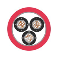 Železniční kabel UNIRAIL S 50264-3-2 600V MM FR 4X1,5 LAPP 15382172