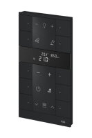 Ovládací prvek Tenton ABB KNX 10nás s termostatem, IAQ mechová černá
