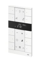 Ovládací prvek Tenton ABB KNX 10nás s termostatem, IAQ, mechová bílá