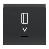 Spínač NOVÁ UNICA pro hotelové karty, 2M, Antracit SCHNEIDER NU328354