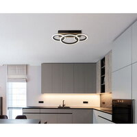 Stropní svítidlo BLEVINS černá LED 21W, 1210lm,CCT 3000/4200/6500K GLOBO 67360D3