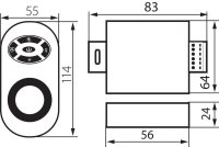 Řídící jednotka LED pásku RGB-RF 22140 Kanlux