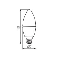 Světelný zdroj LED DUN 6,5W T SMD E14-NW KANLUX 23431