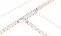 Arkys ARD-34830101 Víko T-kusu LIGHT LINEAR VTLL 90°-R50 50 ''SZ''