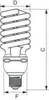 "Philips Žárovka Tornado High Lumen 75W CDL E40 1CT/6