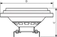 LED žárovka PHILIPS MASTER ExpertColor 10.8-50W 927 AR111 24D