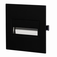 Světlo LED SONA čtvercové pod omítku 14Vss IP44 ČERNÁ RGB diody ZAMEL 14-211-66