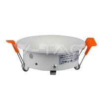 GU10 Fitting Round White, VT-876 V-TAC SKU3169