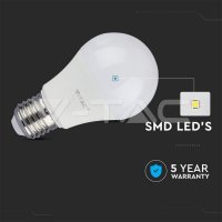 LED žárovka V-TAC 12W E27 A60 stmívatelné 4000K