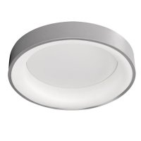 LED stropní světlo kulaté Treviso 48W 2880lm stmívatelné dálkové ovládání šedá