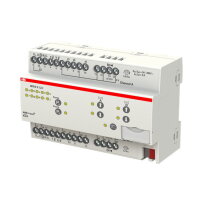 ABB KNX Řadový regulátor otopný/chladicí 2nás 0-10V man. ovládání HCC/S 2.1.2.1