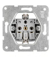 Zásuvka ČSN bezpečnostní clonka, bezšroubové svorky, bílá SCHRACK EV101251--