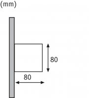 Nástěnné svítidlo LED Cybo 2x3W šedé 80x80mm 180.00 PAULMANN 18000