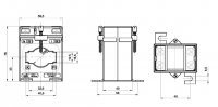 Měřící trafo 2040 CLB 4.64 300/5A 5VA 0,5S FS5 120% násuvné, 40x12, 32x15, d26