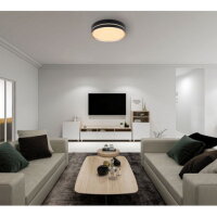 Stropní svítidlo MANNI černá LED 24W 230V 1100lm CCT 2700-6500K GLOBO 41759-24