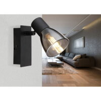 Nástěnné svítidlo CLAUDE černá 1xE14, max. 40W 230V GLOBO 54307-1