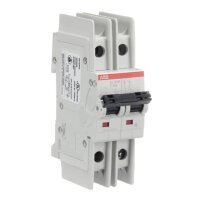 ABB SU202M-C8 jistič char. C 10kA 8A 2P  dle UL489 a CSA 22.2 No. 5