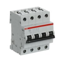 S204-C63 4 fázový jistič 63 A char. C 6kA ABB 2CDS254001R0634