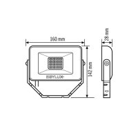 EL10810916 Reflektor OFL Basic LED černá