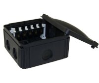 Krabice rozvodná COMBI 607 PP BK RAL9005 IP66/67 7xM25 memb. prázdná 10060648