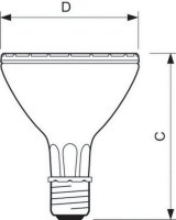 Výbojka MASTERC CDM-R Elite 35W/930 E27 PAR30L 30D Philips 871829124194200