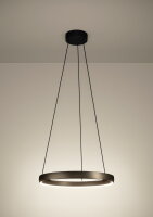 Závěsné svítidlo TRABUCO LED-CCT d550 50W IP20 černá/bronz EGLO 390451