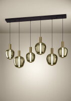 Závěsné svítidlo FRUITERA LED-CCT 44,1W IP20 matná mosaz/zlatá EGLO 390466