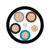 Kabel pro snímače/akční členy UNITRONIC SENSOR FD Lif9Y11Y 5X0,34 LAPP 7038893