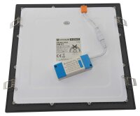 Vestavné LED svítidlo LED VEGA-S Black 24W CCT 2100/3220lm GREENLUX GXDW415