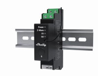 Spínací modul na DIN SHELLY WAVE PRO 2PM LR, Z-Wave Long Range,