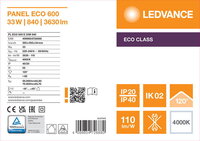 LED panel ECO 600 E 33W 840 LEDVANCE 4099854726880