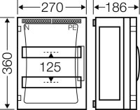 Jističová skříň ENYSTAR 24 modulových jednotek HENSEL FP 1219