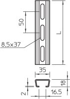 Profilová lišta AML3518P1000A2