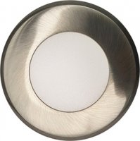 Vestavné LED svítidlo typu downlight LED15 VEGA-R Matt Chrome 3W WW 190/320lm