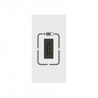MOSAIC USB-C NABÍJEČKA 1,5A 1MODULOVÁ BÍLÁ LEGRAND 077589