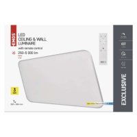 LED přisazené svítidlo ALVI, obdélníkové 72W, stmív. se změnou CCT EMOS ZM5167