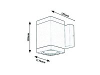 Buffalo GU10 1X 35W IP54 antracit RABALUX 7887