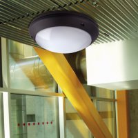 Stropní a nástěnné svítidlo Polar 380t černá 100W IP65 E27 COMPOLUX 916933/07