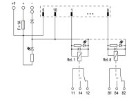 propojovací modul pro systémovou kabeláž, Konektor dle DIN 41651 10pól.