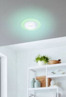 Zápustné svítidlo CALONGE RGB SET LED d98 bílá 3X3,8W IP44 EGLO 901117
