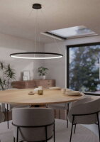 Závěsné svítidlo PARRUTA LED-CCT černá/bílá 40W IP20 EGLO 901637