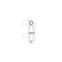 XPIPE ADJ. SURF. PROJ. 1x8W 220-240V AC