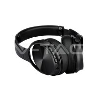 Bluetooth Wireless Headphone With Rotable Head 500mAh Black W/BAG VT-6322