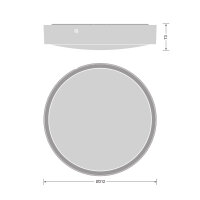 BLKH RD 300 P 17W CPS WT           LEDV