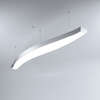 LED Svítidlo MI-WAVE-02, 94W, 3000K, bez trafa, 24VDC, IP20, bílá FPMI012-10NL0B