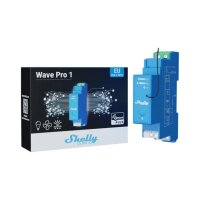 Spínací modul na DIN lištu Shelly Wave PRO 1 Z-Wave