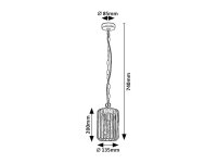 TARPA čirá E27 1x MAX 40W IP44